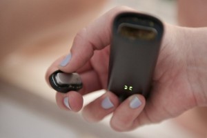 Batteriet urplockat ur vaporizern